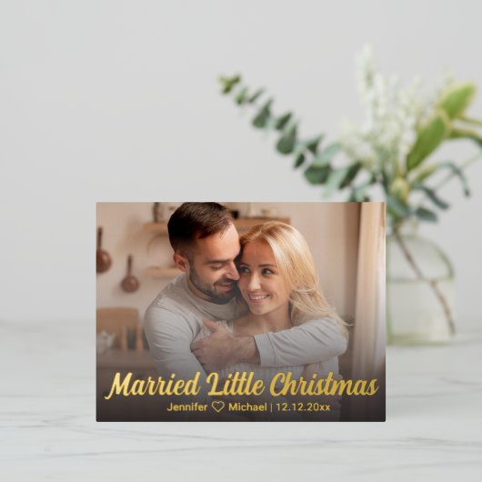 trouwfeest!Fantastisch jasje voor bruiloft Folie Feestdagen Briefkaart (Staand Voorkant)