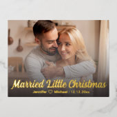 trouwfeest!Fantastisch jasje voor bruiloft Folie Feestdagen Briefkaart (Voorkant)