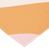 Trouwfeest Favor Retro Roze & Oranje Tafelkleed (Gekanteld)
