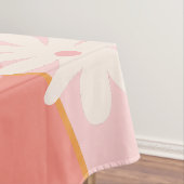 Trouwfeest Favor Retro Roze & Oranje Tafelkleed (Voorbeeld)