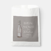 Trouwfeest Favor Zakjes Aangepaste Parels Prosecco (Voorkant)