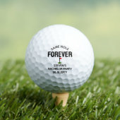 Trouwfeest Favoriet 'Same Hole Forever' Golfballen (Insitu Shirt)