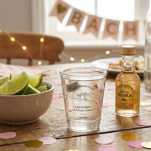 Trouwfeest Favoriete Naam Shot Glas