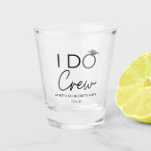 Trouwfeest Favorieten Bruidsmeisjes Jonggezellenfe Shot Glas (Voorkant)