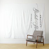 Trouwfeest Foto Achtergrond | Minimalistische Eleg Wandkleed (In Situ (horizontaal))