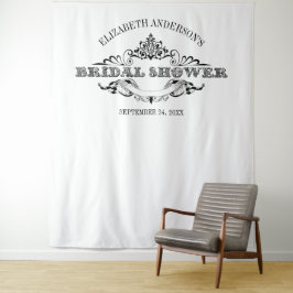 Trouwfeest fotohouderset met vintage lijst achterg wandkleed