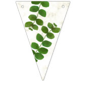 Trouwfeest groene chic datum slinger vlaggen vlaggetjes (Tweede vlag)