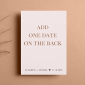 Trouwfeest 'Happily Ever After' Roze Ontvangst Kaart