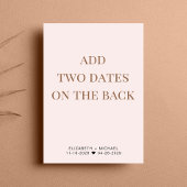 Trouwfeest 'Happily Ever After' Roze Ontvangst Kaart