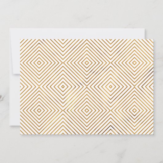 Trouwfeest helaas afgelast Goud kalligrafie kaart (Achterkant)