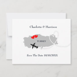 Trouwfeest in het buitenland Turkije Bewaar de dat Save The Date