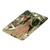 Trouwfeest in vintage Art Deco-stijl, eerste dans Magneet (Linkerzijde)