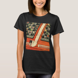Trouwfeest in vintage stijl, Art Deco bruid en bru T-shirt