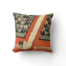 Trouwfeest in vintage stijl, bruid en bruidegom in