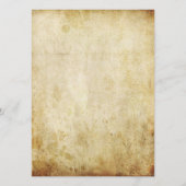 Trouwfeest in vintage stijl menu (Achterkant)