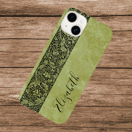 Trouwfeest in vintage stijl, Victoriaanse bloem bl Case-Mate iPhone 14 Hoesje