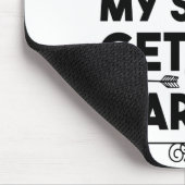 Trouwfeest Jongste Zoon Huwelijk Vrijgezellenfeest Muismat (Hoek)