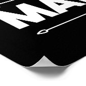 Trouwfeest Jongste Zoon Huwelijksfeest Bruidsmeisj Poster (Hoek)