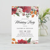 Trouwfeest Kaart (Staand voorkant)