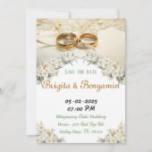 Trouwfeest Kaarten. Feestdagenkaart (Voorkant)