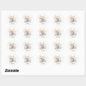 Trouwfeest keuken bruidsfeest bedank sticker (Vel)