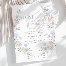 Trouwfeest 'Love in Bloom Spring Wildflowers'