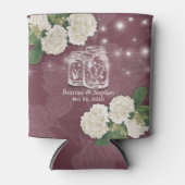 Trouwfeest Mason Jars Hortensia Slingerlichtjes Blikjeskoeler (Voorkant)