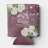 Trouwfeest Mason Jars Hortensia Slingerlichtjes Blikjeskoeler (Achterkant)