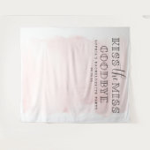 Trouwfeest Meisje Achtergrond Kus De Miss Wandkleed (Voorkant (horizontaal))