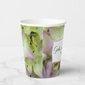 Trouwfeest met bijna roze hortensia's papieren bekers (Rechts)