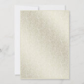 Trouwfeest met bloemenregen Blauw Goud ID303 Kaart (Achterkant)