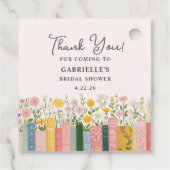 Trouwfeest met bloemensprookje Haar Volgende Hoofd Bedankjes Labels (Achterkant)