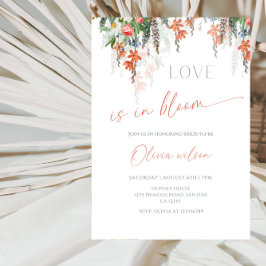 Trouwfeest met bloementuin thema - Love Is in Bloo Kaart