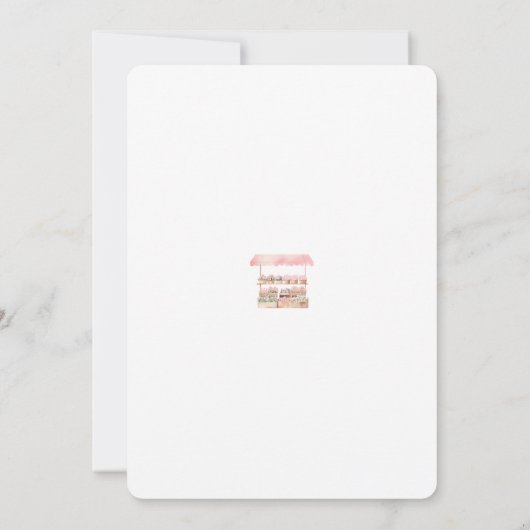 Trouwfeest met bloemstukken - Inspiratie voor je b Kaart (Achterkant)