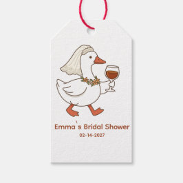 Trouwfeest met eend Personalized Design Cadeaulabel