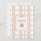 Trouwfeest met 'Fall in Love' QR-code Kaart (Achterkant)