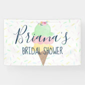 Trouwfeest met Ijs Spandoek (Horizontaal)