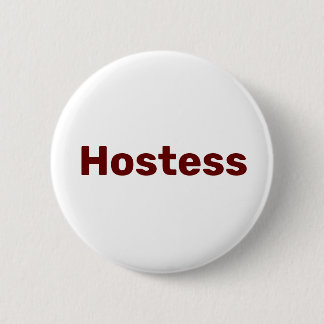 Trouwfeest met minimale bruidsfeest Hostess Ronde Button 5,7 Cm