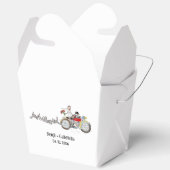 Trouwfeest met motorfiets bruid en bruidegom bedankdoosjes (Open)