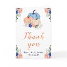 Trouwfeest met Navy Blue en Blush Pompoenen 