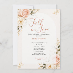 Trouwfeest met Roze Bloemen Bruidsboeket Roze Kaart