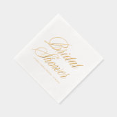 Trouwfeest met speelse, vette kalligrafie folie servetten (Rechts)