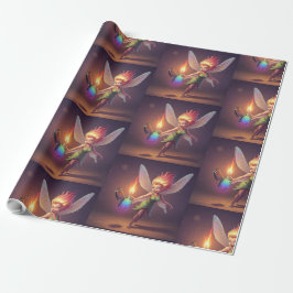 Trouwfeest met sprookjesachtige bruidsshower cadeaupapier