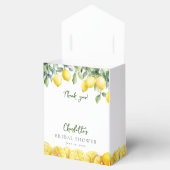 Trouwfeest met waterverf citroenen 'Main Squeeze' Bedankdoosjes (Geopend)