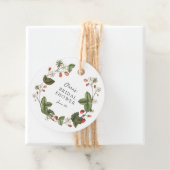 Trouwfeest met Wilde Aardbeien Bedankjes Labels (In situ)