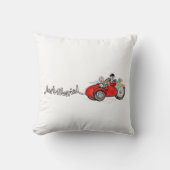 Trouwfeest Motorfiets & Zijspan Bruid en Bruidegom Kussen (Voorkant)