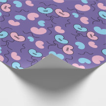 Trouwfeest Mr en Mrs Ballonnen Paars Naadloos