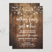 Trouwfeest na een elopement (Voorkant / Achterkant)