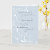 Trouwfeest Neef Congratulations Lichtblauwe Zw Kaart (Gele Bloem)