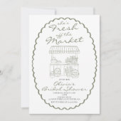 Trouwfeest 'Net van de Markt' Kaart (Voorkant)